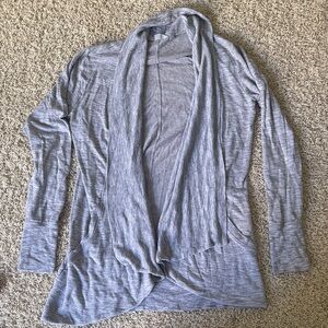 Athleta Gray Women's Open Front Cardigan Sweater